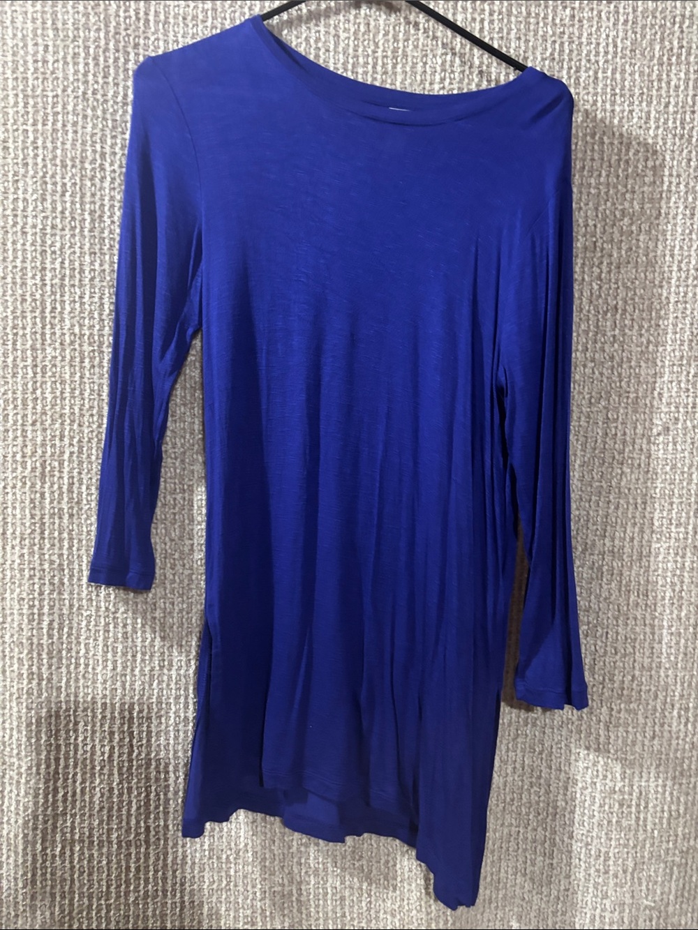 Old Navy Cobalt Blue Long-Sleeve Tunic Top